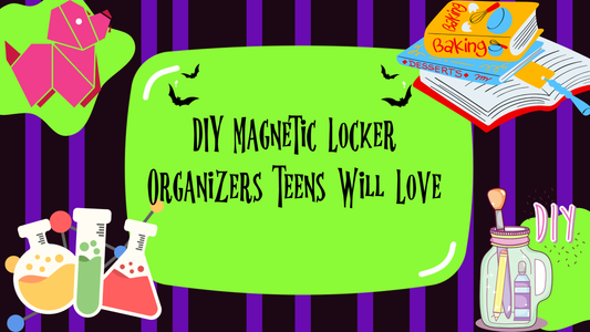 DIY Magnetic Locker Organizers Teens Will Love