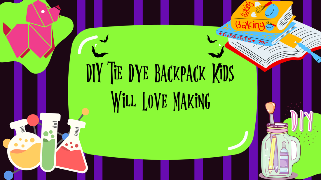 DIY Tie Dye Backpack Kids Will Love Making