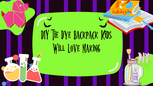 DIY Tie Dye Backpack Kids Will Love Making