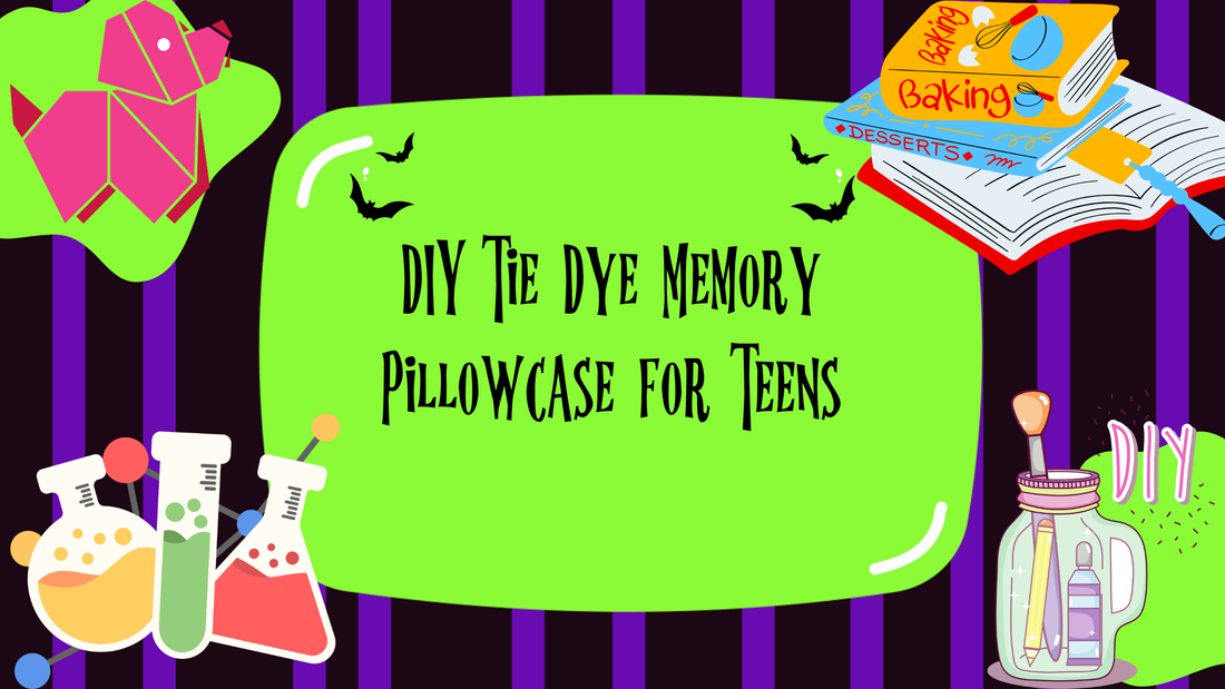 DIY Tie Dye Memory Pillowcase for Teens