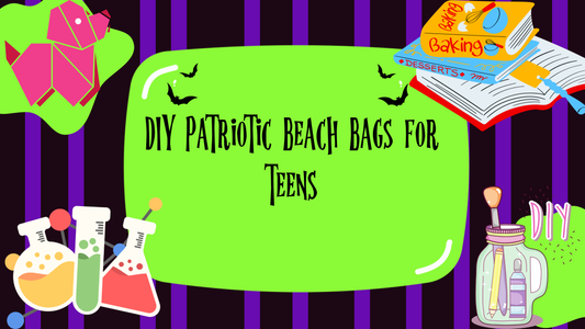 DIY Patriotic Beach Bags for Teens