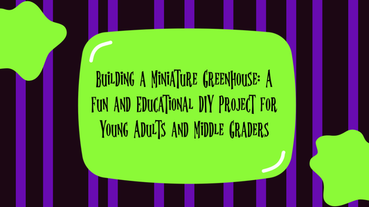 Building a Miniature Greenhouse: A Fun and Educational DIY Project for Young Adults and Middle Graders