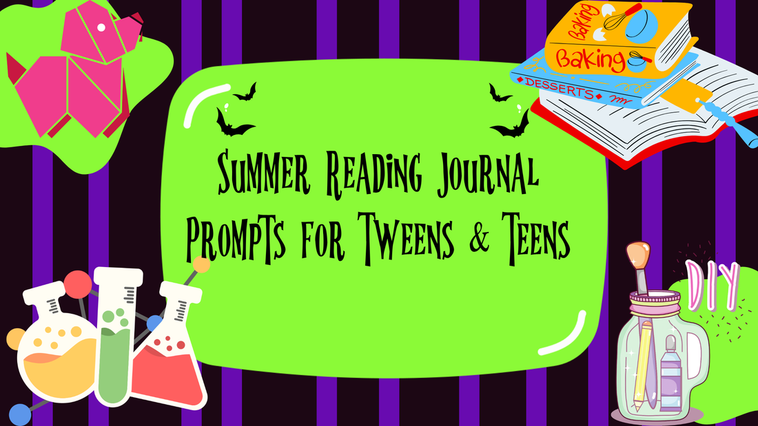 Summer Reading Journal Prompts for Tweens & Teens