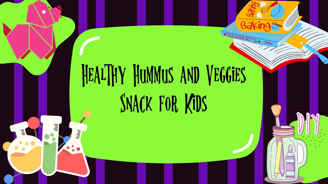 Healthy Hummus and Veggies Snack for Kids