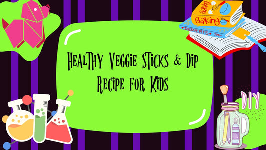 Healthy Veggie Sticks & Dip Recipe for Kids